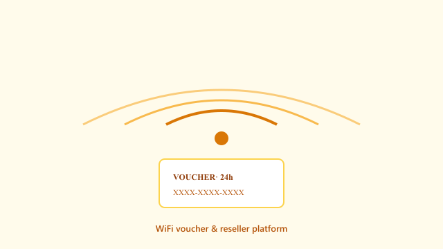 WiFi voucher and reseller platform